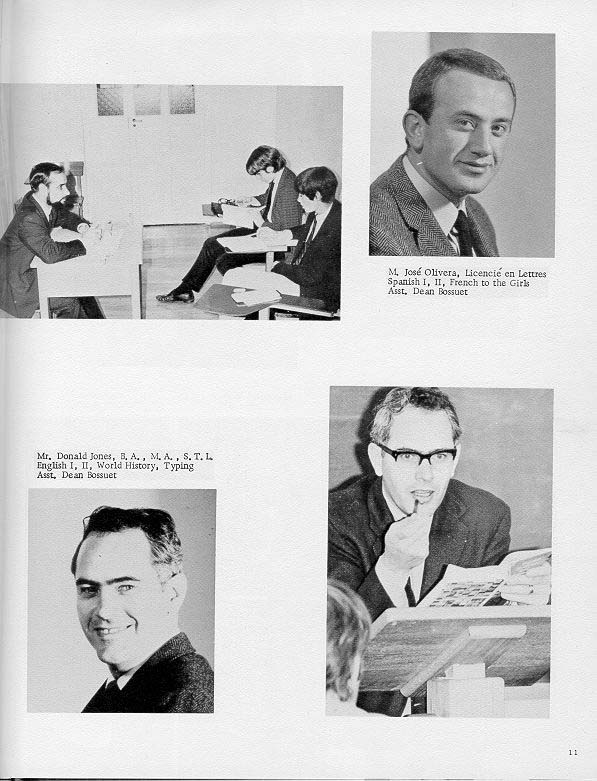 Villa Saint Jean International School  1970 Yearbook Le Chamois Faculty p11